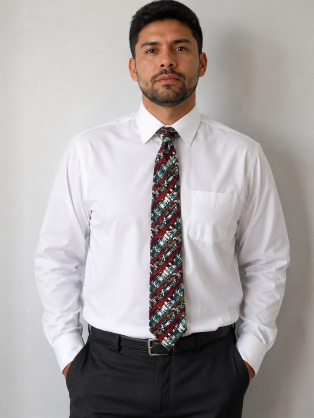 S. Marco Venezia 100% silk tie houses